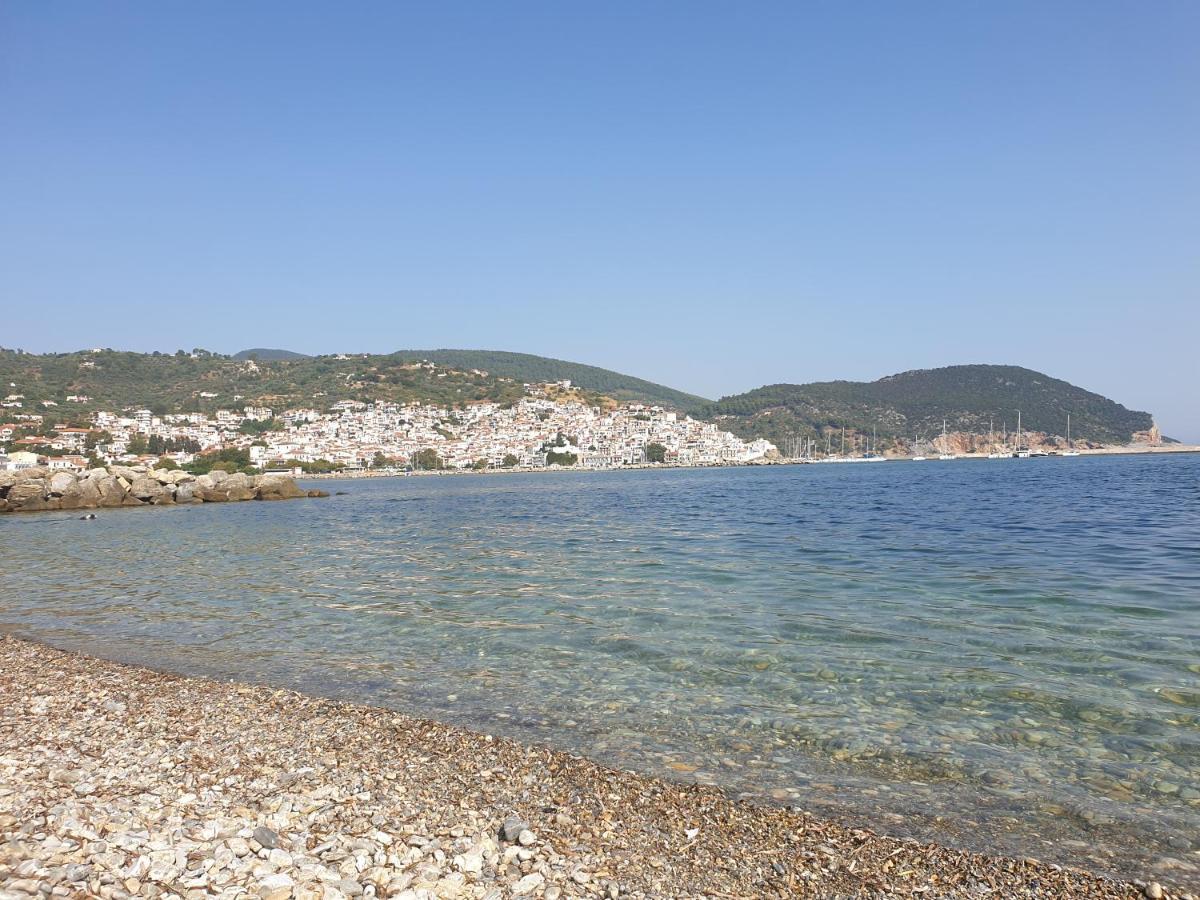 Lovely One-Bedroom Flat In Skopelos Bagian luar foto