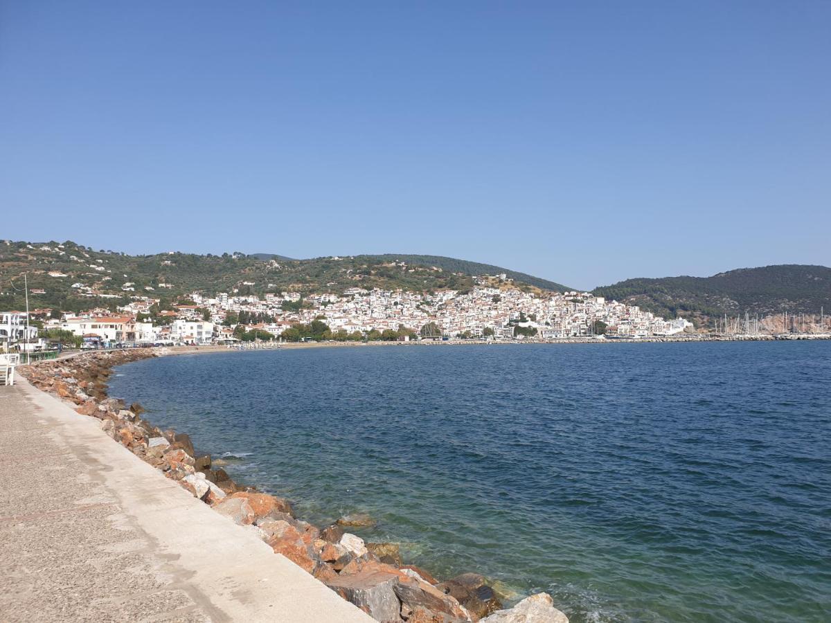 Lovely One-Bedroom Flat In Skopelos Bagian luar foto